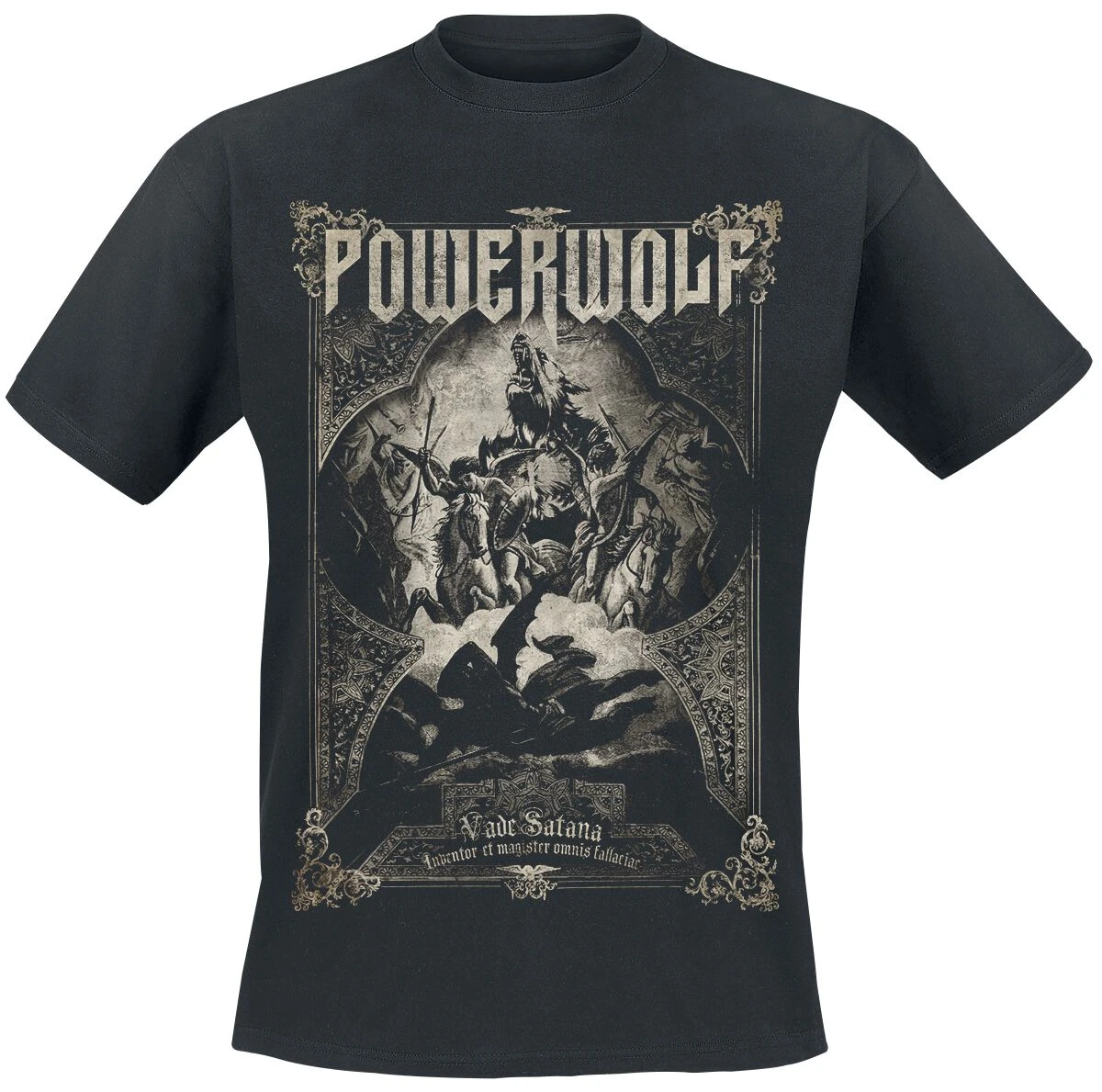 "Vada Satana" T-Shirt Black By Powerwolf