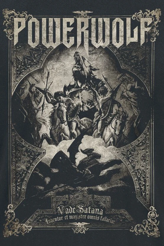 "Vada Satana" T-Shirt Black By Powerwolf 5 "Vada Satana" T-Shirt Black By Powerwolf - Image 3