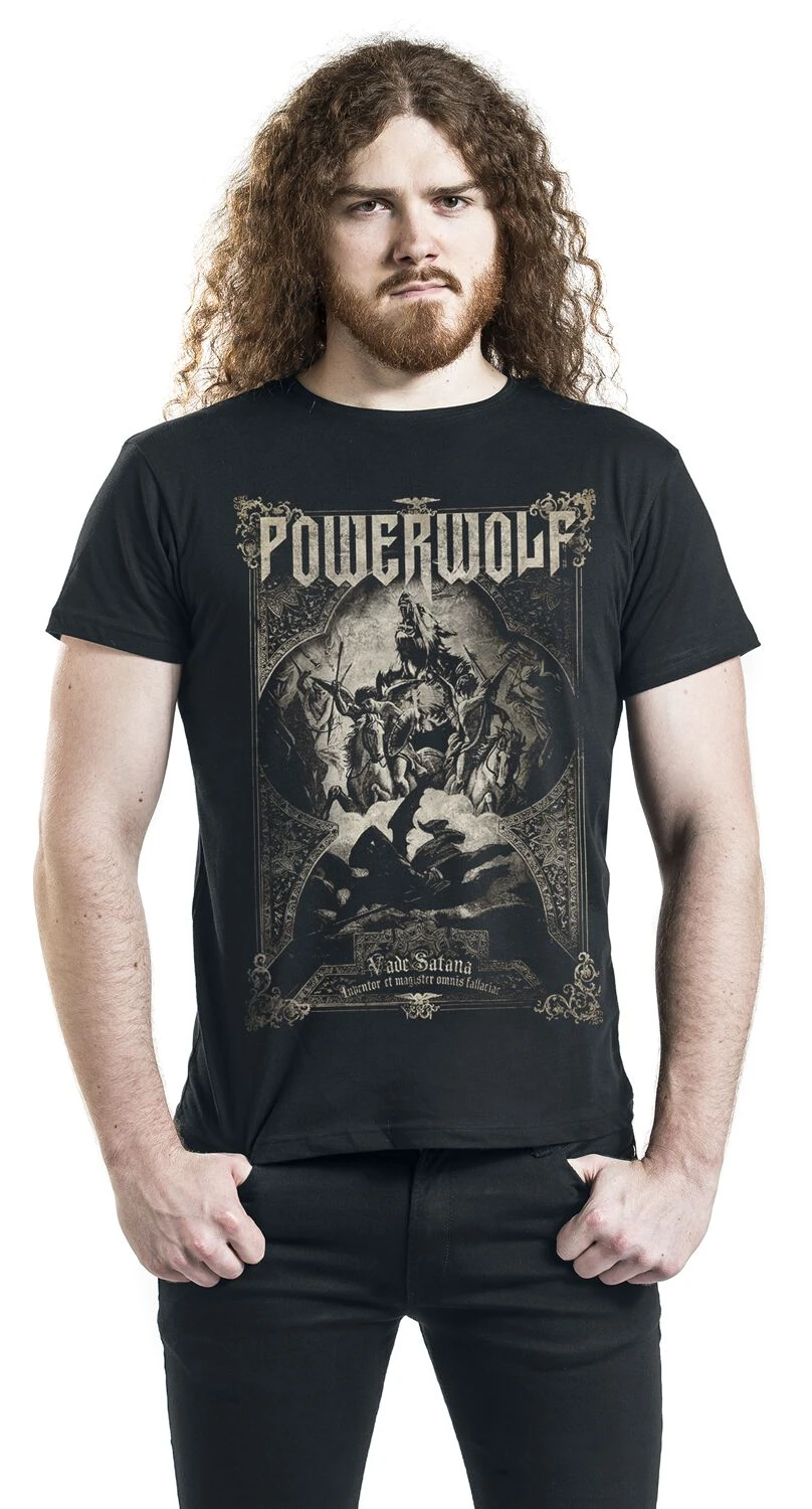 "Vada Satana" T-Shirt Black By Powerwolf 6 "Vada Satana" T-Shirt Black By Powerwolf - Image 4