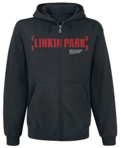 "Meteora Red" Hooded Zip Black By Linkin Park