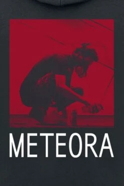 "Meteora Red" Hooded Zip Black By Linkin Park -Men Fashion Clothing Store 448003d