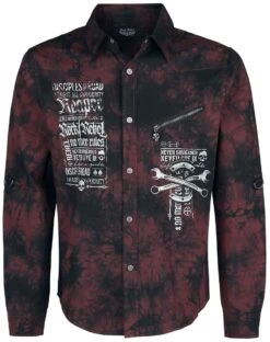 "There Is No Business Like Rock Business" Longsleeve Burgundy By Rock Rebel By EMP