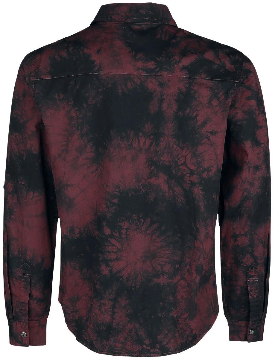 "There Is No Business Like Rock Business" Longsleeve Burgundy By Rock Rebel By EMP 4 "There Is No Business Like Rock Business" Longsleeve Burgundy By Rock Rebel By EMP - Image 2