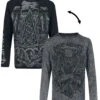 "EMP Signature Collection" Long-sleeve Shirt Dark Grey By Amon Amarth -Men Fashion Clothing Store 451150