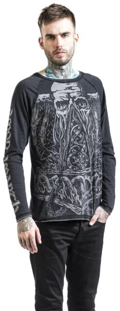 "EMP Signature Collection" Long-sleeve Shirt Dark Grey By Amon Amarth 20 "EMP Signature Collection" Long-sleeve Shirt Dark Grey By Amon Amarth -Men Fashion Clothing Store 4511502wa
