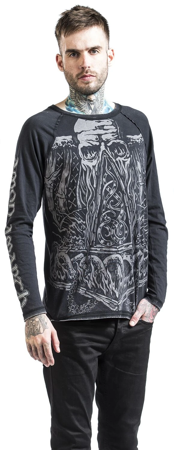 "EMP Signature Collection" Long-sleeve Shirt Dark Grey By Amon Amarth 11 "EMP Signature Collection" Long-sleeve Shirt Dark Grey By Amon Amarth - Image 9