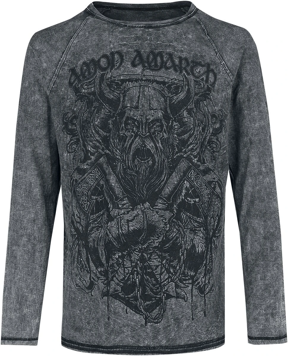 "EMP Signature Collection" Long-sleeve Shirt Dark Grey By Amon Amarth 5 "EMP Signature Collection" Long-sleeve Shirt Dark Grey By Amon Amarth - Image 3