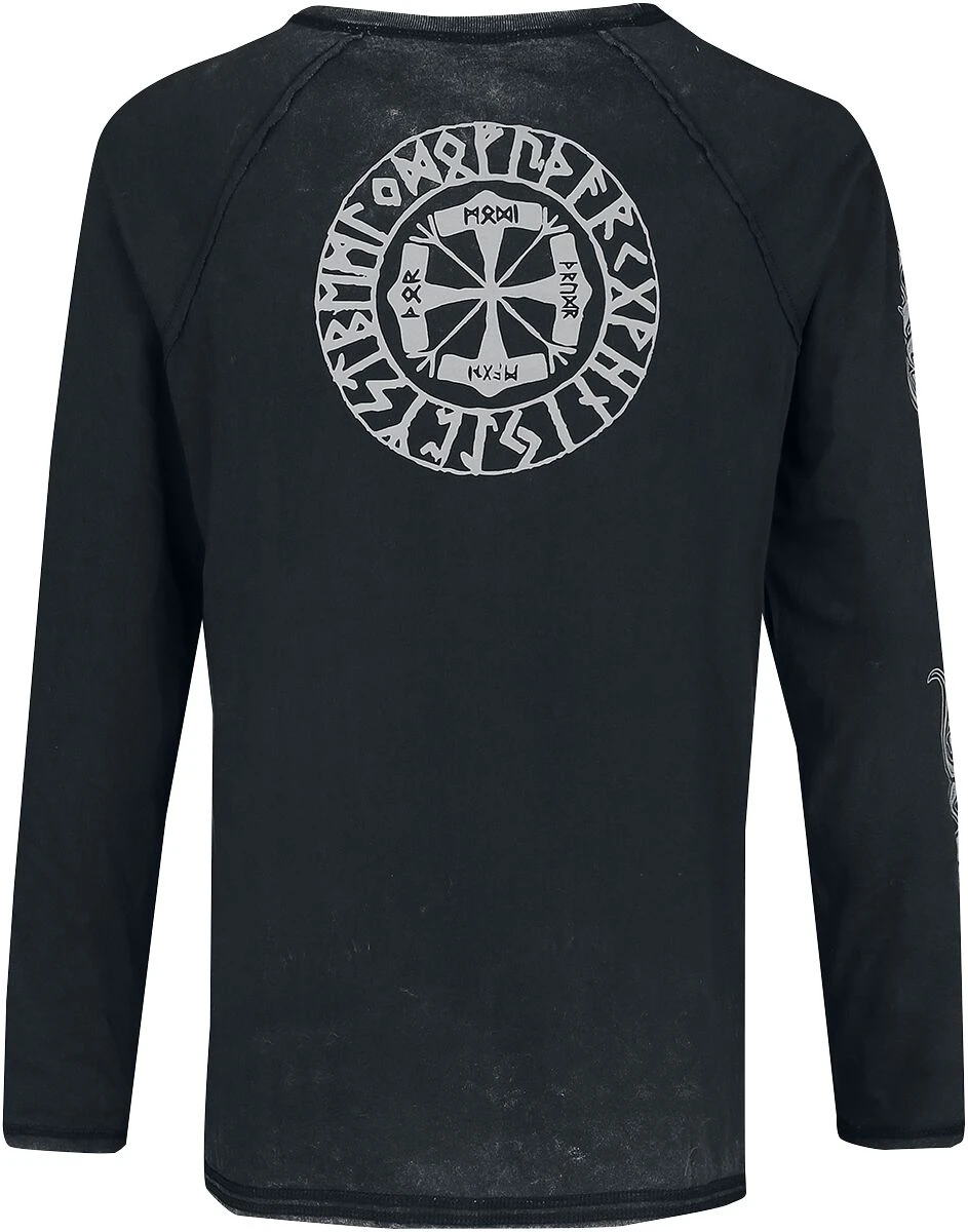 "EMP Signature Collection" Long-sleeve Shirt Dark Grey By Amon Amarth 6 "EMP Signature Collection" Long-sleeve Shirt Dark Grey By Amon Amarth - Image 4