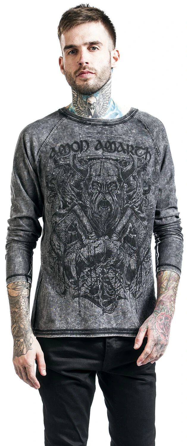 "EMP Signature Collection" Long-sleeve Shirt Dark Grey By Amon Amarth 9 "EMP Signature Collection" Long-sleeve Shirt Dark Grey By Amon Amarth - Image 7