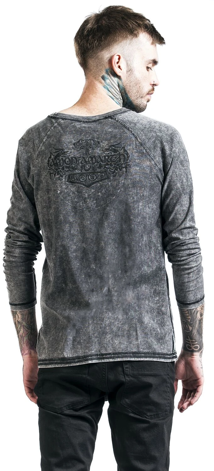 "EMP Signature Collection" Long-sleeve Shirt Dark Grey By Amon Amarth 10 "EMP Signature Collection" Long-sleeve Shirt Dark Grey By Amon Amarth - Image 8