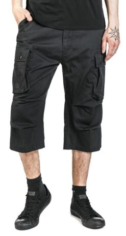 "Cody 3/4 Vintage Short" Shorts Black By Brandit -Men Fashion Clothing Store 452333wa