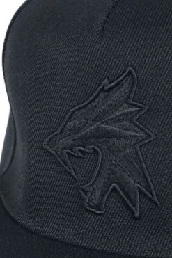 "Wolf Silhouette" Cap Black By The Witcher 9 "Wolf Silhouette" Cap Black By The Witcher -Men Fashion Clothing Store 453816d