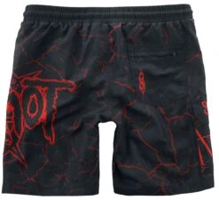 "EMP Signature Collection" Swim Shorts Black-red By Slipknot -Men Fashion Clothing Store 454757b