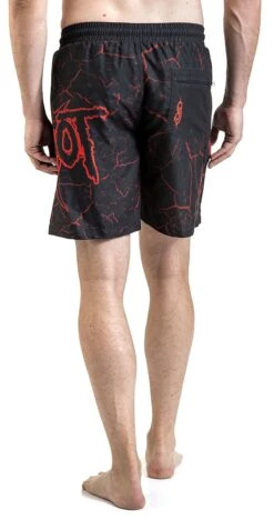 "EMP Signature Collection" Swim Shorts Black-red By Slipknot -Men Fashion Clothing Store 454757wb