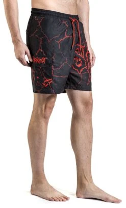 "EMP Signature Collection" Swim Shorts Black-red By Slipknot -Men Fashion Clothing Store 454757wb2