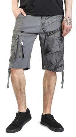 "EMP Signature Collection" Shorts Grey By Metallica -Men Fashion Clothing Store 454770wa
