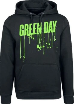"Revolution Drips" Hooded Sweater Black By Green Day