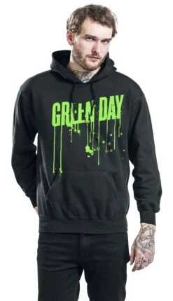 "Revolution Drips" Hooded Sweater Black By Green Day -Men Fashion Clothing Store 455679wa