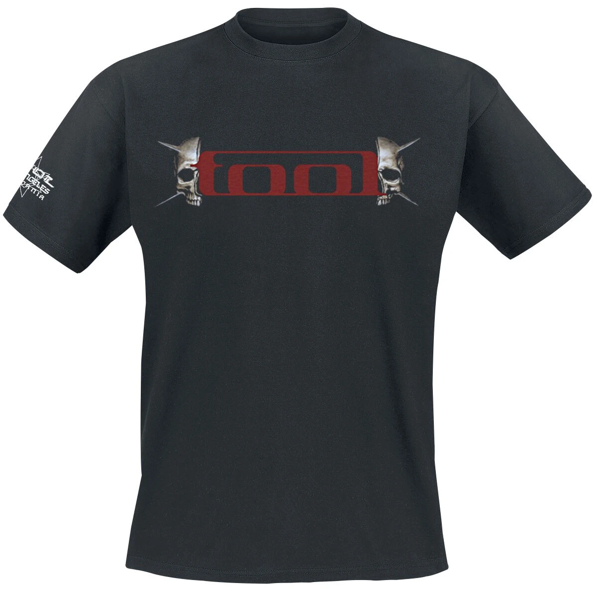 "Skull Spikes" T-Shirt Black By Tool 3 "Skull Spikes" T-Shirt Black By Tool