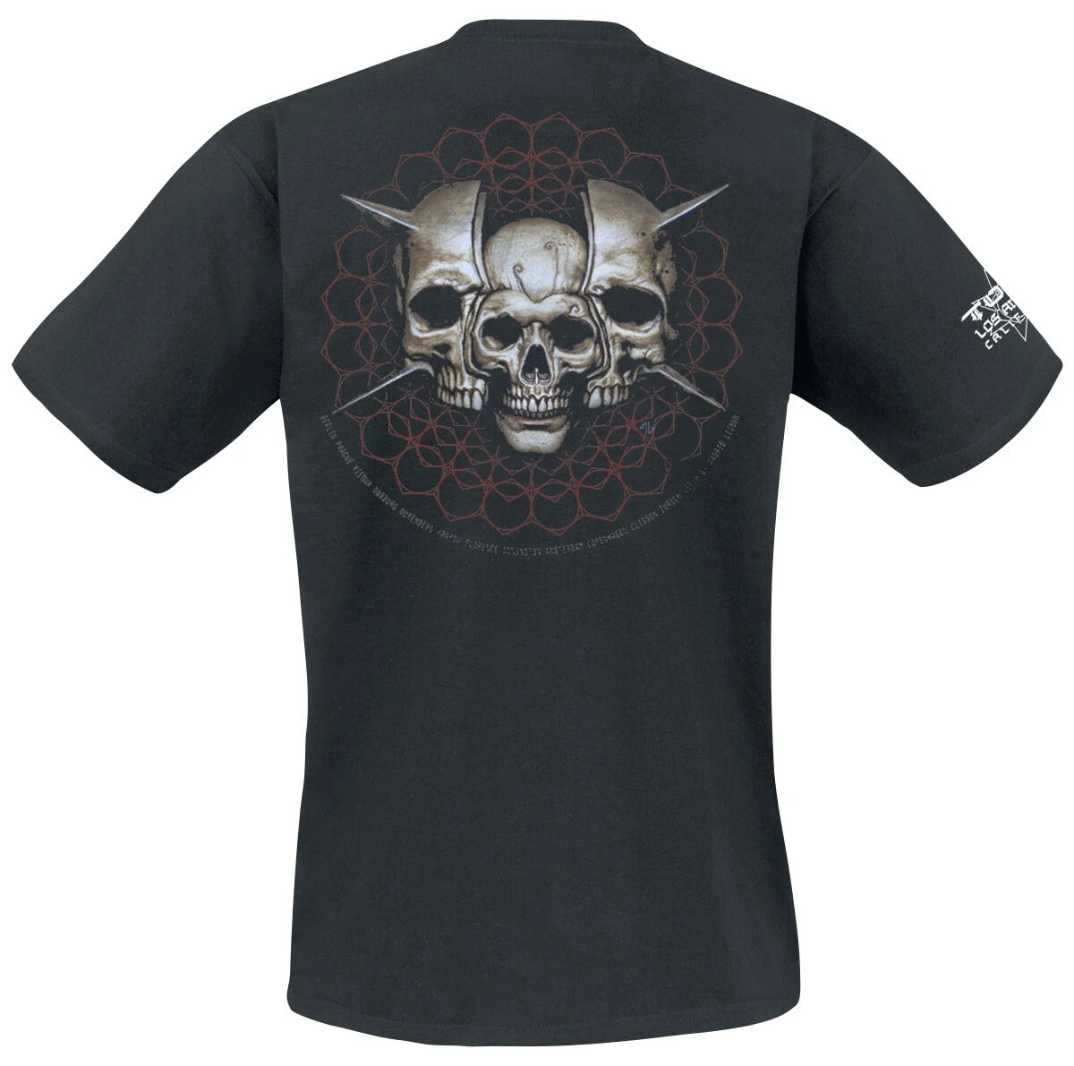 "Skull Spikes" T-Shirt Black By Tool 4 "Skull Spikes" T-Shirt Black By Tool - Image 2
