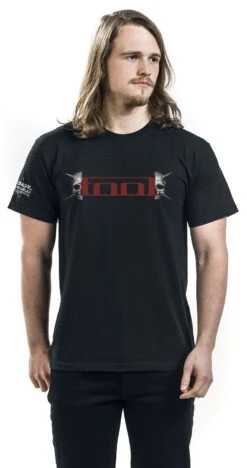 "Skull Spikes" T-Shirt Black By Tool 12 "Skull Spikes" T-Shirt Black By Tool -Men Fashion Clothing Store 455898wa