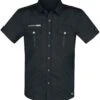 "Rockstar Shirt T/C" Short-sleeved Shirt Black By Brandit 1 "Rockstar Shirt T/C" Short-sleeved Shirt Black By Brandit -Men Fashion Clothing Store 457088a