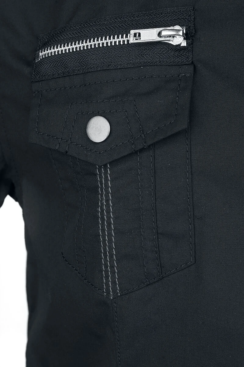 "Rockstar Shirt T/C" Short-sleeved Shirt Black By Brandit 5 "Rockstar Shirt T/C" Short-sleeved Shirt Black By Brandit - Image 3