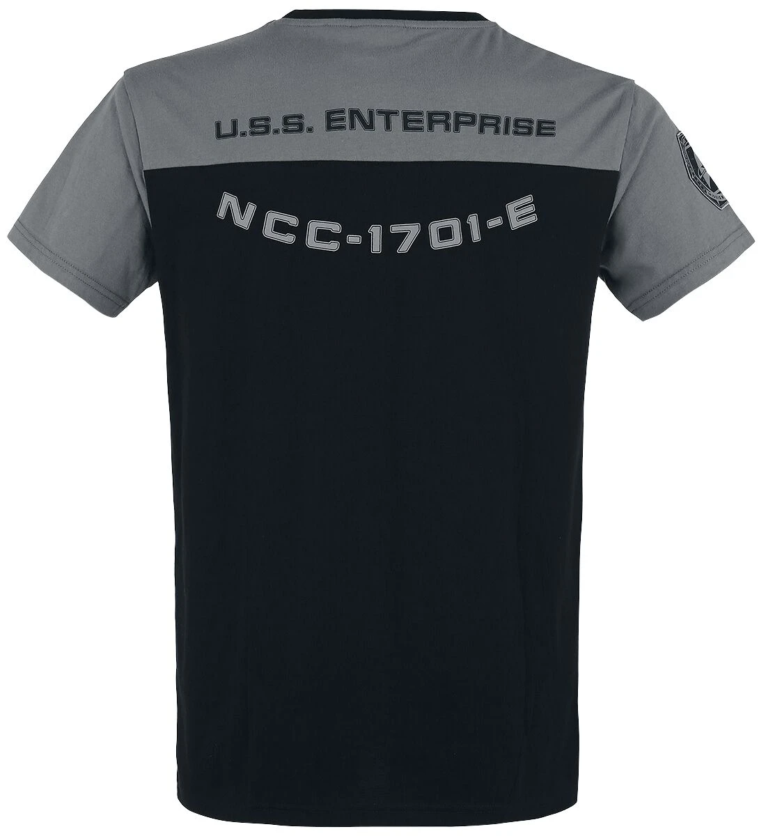 "U.S.S. Enterprise" T-Shirt Black-grey By Star Trek 4 "U.S.S. Enterprise" T-Shirt Black-grey By Star Trek - Image 2