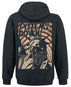 "Liberty Bandit" Hooded Sweater Black By System Of A Down -Men Fashion Clothing Store 458806b2