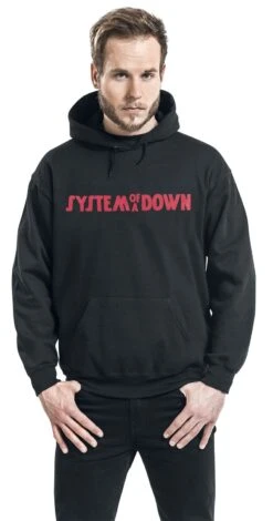 "Liberty Bandit" Hooded Sweater Black By System Of A Down -Men Fashion Clothing Store 458806wa