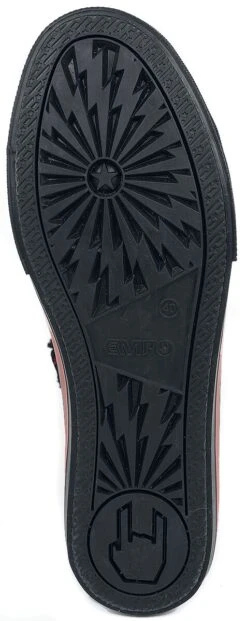 "Lined Trainers With Print" Sneakers High Black By Rock Rebel By EMP 13 "Lined Trainers With Print" Sneakers High Black By Rock Rebel By EMP -Men Fashion Clothing Store 459180a5