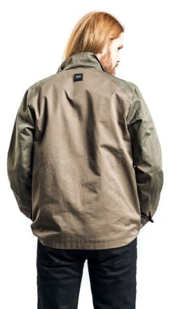 "Brown Jacket With Large Front Pockets" Between-seasons Jacket Brown By Black Premium By EMP -Men Fashion Clothing Store 459544wb