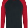 "Long Raglan Road" Long-sleeve Shirt Black-red By RED By EMP 2 "Long Raglan Road" Long-sleeve Shirt Black-red By RED By EMP -Men Fashion Clothing Store 460132a