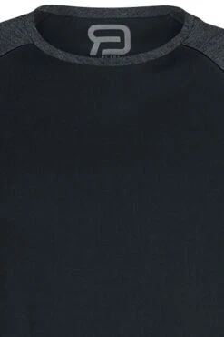 "Short Raglan Road" T-Shirt Black-dark Grey By RED By EMP 8 "Short Raglan Road" T-Shirt Black-dark Grey By RED By EMP -Men Fashion Clothing Store 460136d