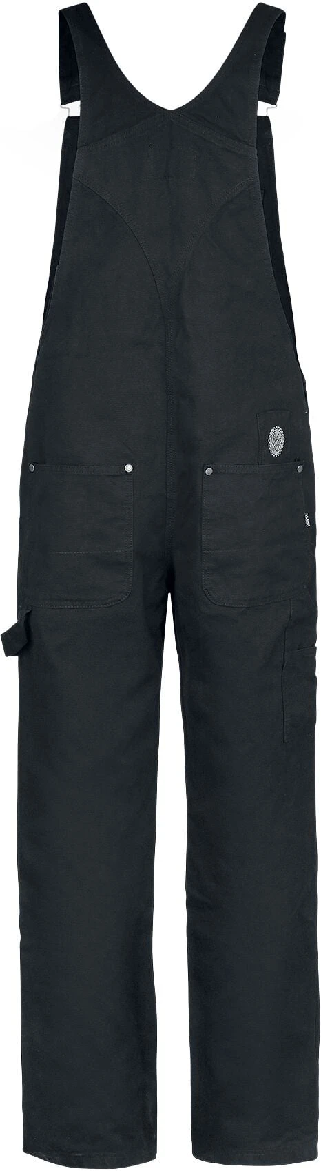 "Stan Workwear Dungaree" Dungarees Black By Chet Rock 4 "Stan Workwear Dungaree" Dungarees Black By Chet Rock - Image 2