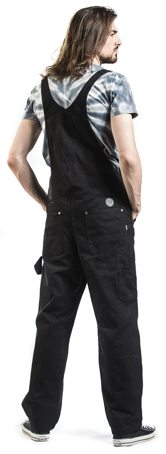 "Stan Workwear Dungaree" Dungarees Black By Chet Rock 9 "Stan Workwear Dungaree" Dungarees Black By Chet Rock - Image 7