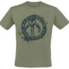 "The Mandalorian - Bounty Hunter" T-Shirt Olive By Star Wars 1 "The Mandalorian - Bounty Hunter" T-Shirt Olive By Star Wars -Men Fashion Clothing Store 462088a