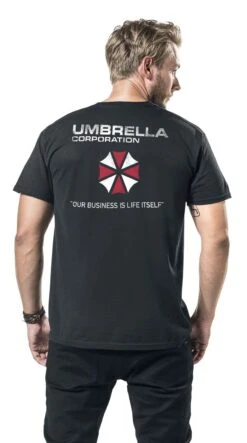 "Umbrella Co. - Our Business Is Life Itself" T-Shirt Black By Resident Evil -Men Fashion Clothing Store 462717wb
