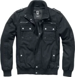 "Lennox Jacket" Between-seasons Jacket Black By Brandit -Men Fashion Clothing Store 463512c