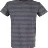 "Grey T-shirt With Horizontal Stripes And Crew Neckline" T-Shirt Grey By Black Premium By EMP 1 "Grey T-shirt With Horizontal Stripes And Crew Neckline" T-Shirt Grey By Black Premium By EMP -Men Fashion Clothing Store 464334a