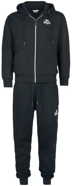 "Rottingdean" Tracksuit Black By Lonsdale London