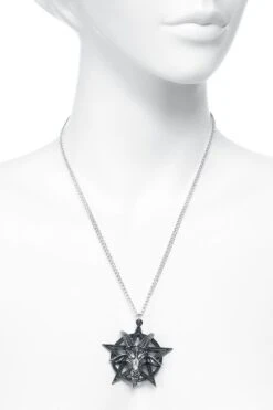 "Baphomet Pendant" Necklace Black-silver By Alchemy Gothic -Men Fashion Clothing Store 465785c