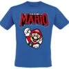 "Varsity" T-Shirt Blue By Super Mario 1 "Varsity" T-Shirt Blue By Super Mario -Men Fashion Clothing Store 466834a