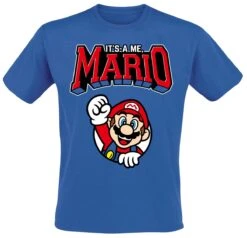 "Varsity" T-Shirt Blue By Super Mario