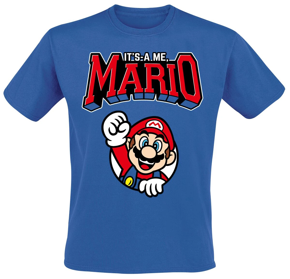 "Varsity" T-Shirt Blue By Super Mario 3 "Varsity" T-Shirt Blue By Super Mario