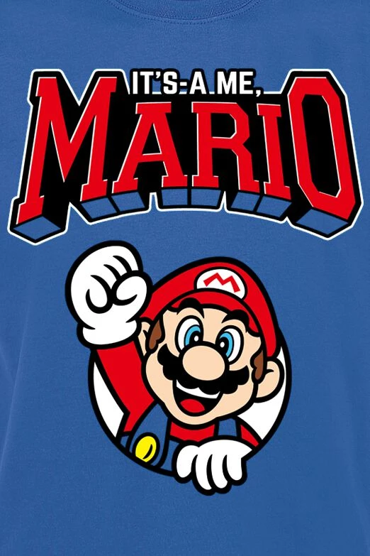 "Varsity" T-Shirt Blue By Super Mario 4 "Varsity" T-Shirt Blue By Super Mario - Image 2