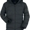 "Black Puffer Jacket With Removable Hood" Winter Jacket Black By RED By EMP -Men Fashion Clothing Store 466985a