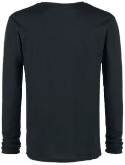 "Double Pack Black Long-Sleeve Tops With Crew Neck And V Neck" Long-sleeve Shirt Black By Black Premium By EMP -Men Fashion Clothing Store 467983b