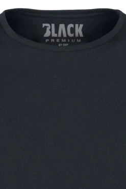 "Double Pack Black Long-Sleeve Tops With Crew Neck And V Neck" Long-sleeve Shirt Black By Black Premium By EMP -Men Fashion Clothing Store 467983d2