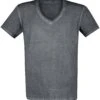 "T-Shirt With Vintage Wash" T-Shirt Grey By Black Premium By EMP -Men Fashion Clothing Store 468915a